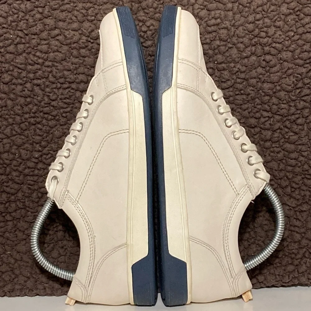 Cole Haan Air Mens Quincy port Cream Leather Casual Oxford Shoes Size US 7.5